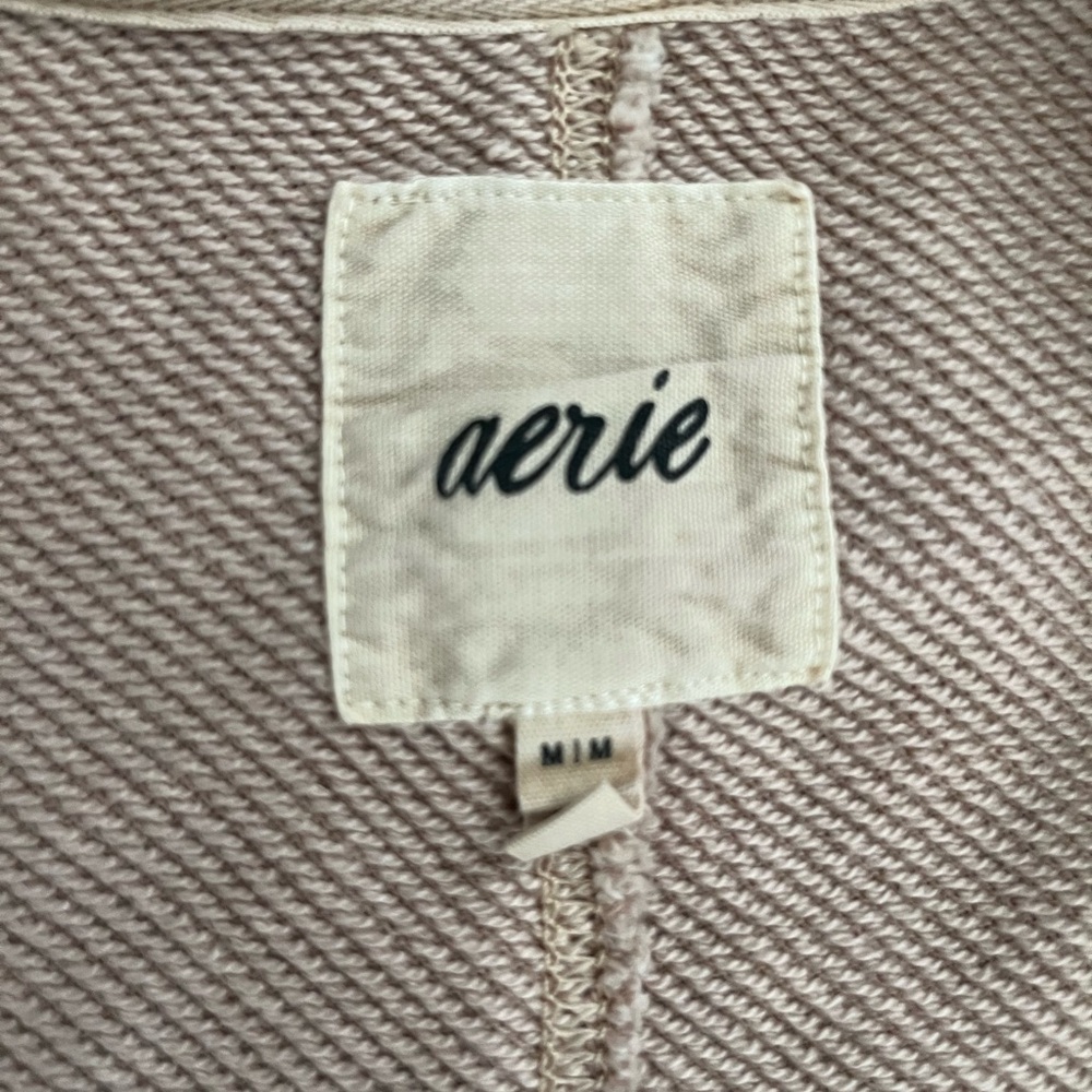 Aerie Cozy Beige Knit Set- note sizes in description. - Picture 3 of 3